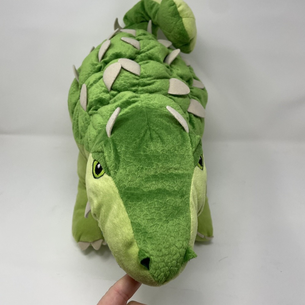RETIRED Jättelik Ankylosaurus Dinosaur Soft Toy Plush 22 inch Green IKEA Stuffed - Picture 2 of 12